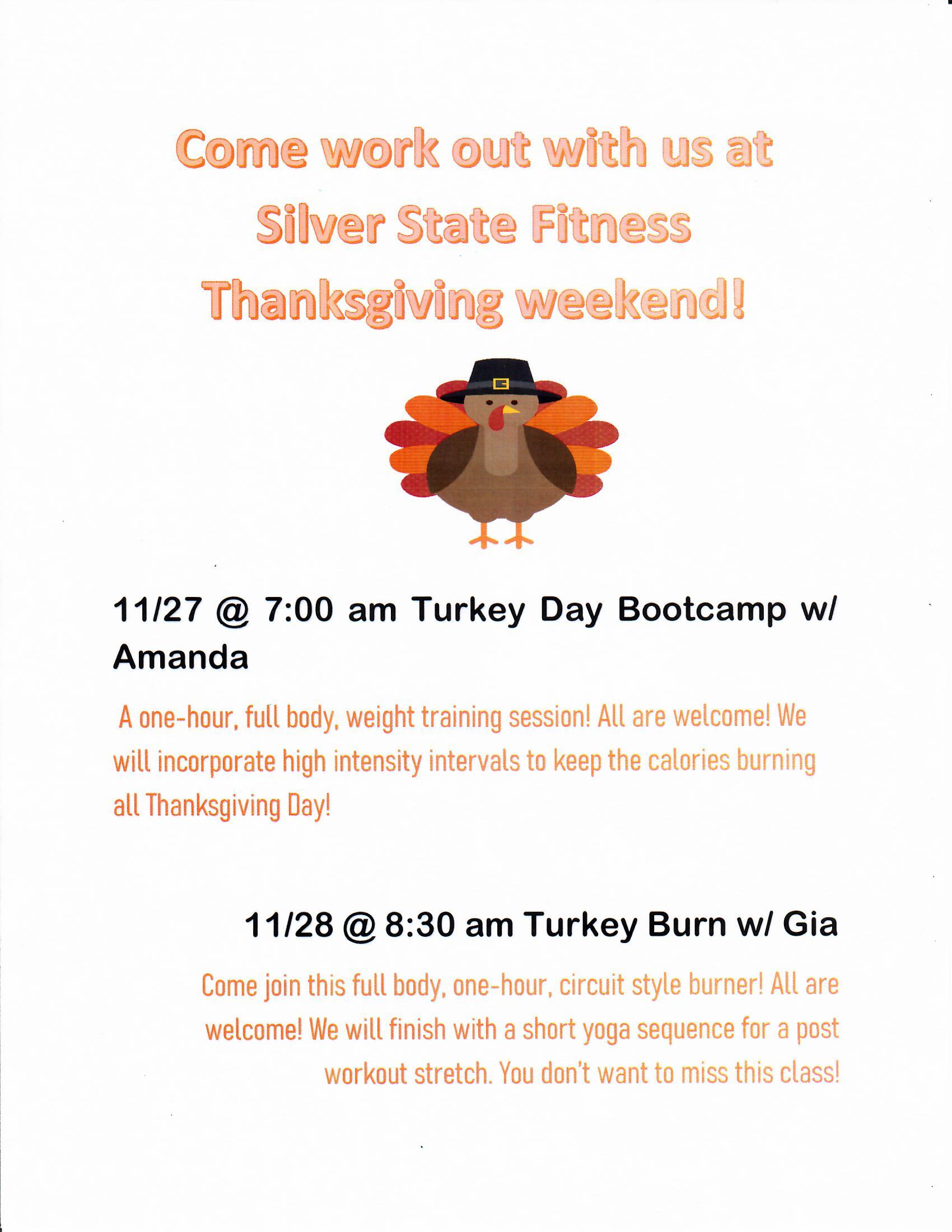 Turkeyday flier Thanksgiving